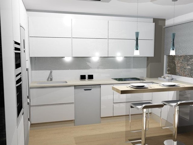 Diseño de cocina 3d